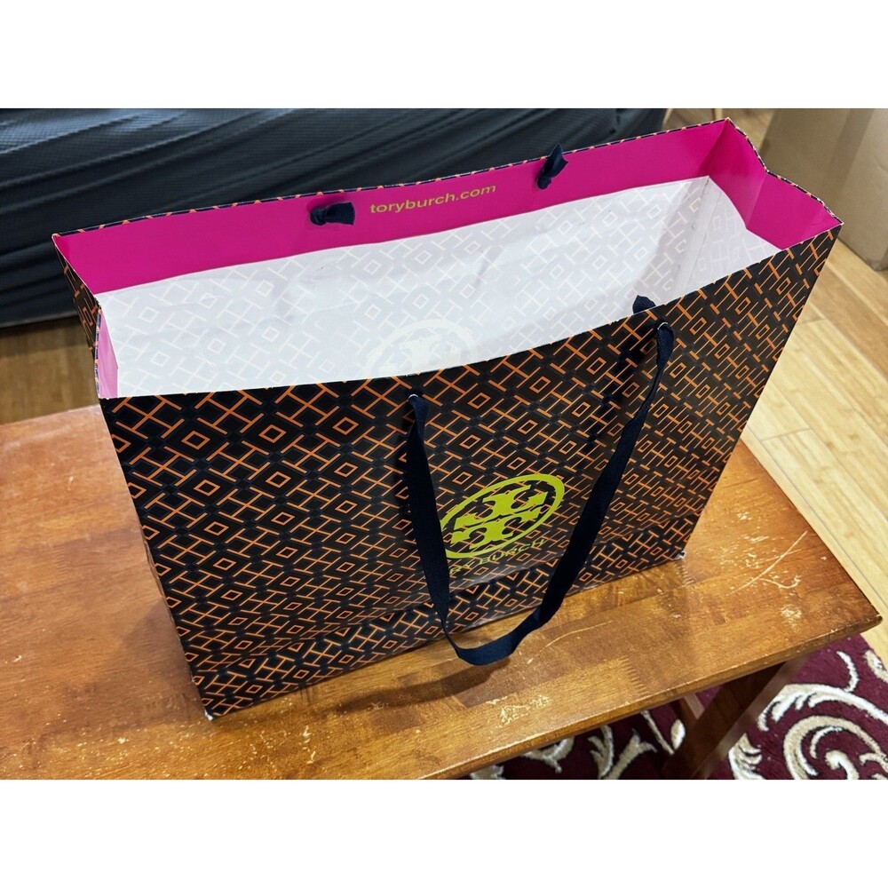 Tory Burch Large Gift Shopping Tote Bag Authentic 16 x 12" x 6" - Picture 7 of 10
